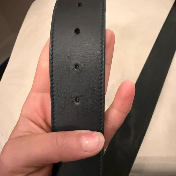 Gucci Black Leather Belt - Picture 3 of 3